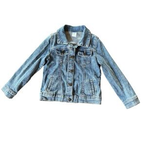 Carter’s Blue Denim Jean Jacket Boy Girl Size 6/6X